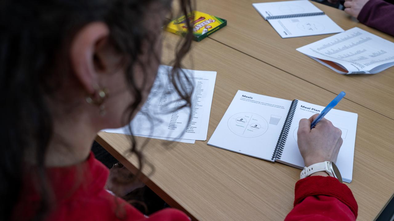 Participant with manual